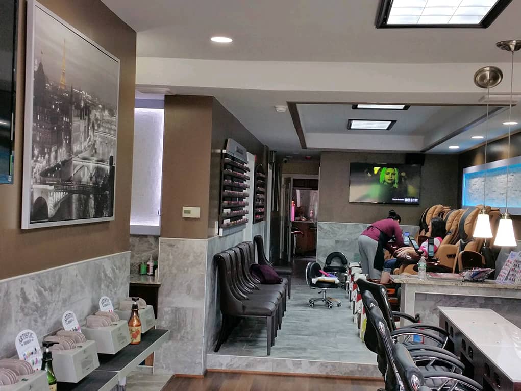 electrical wiring at nailery and spa