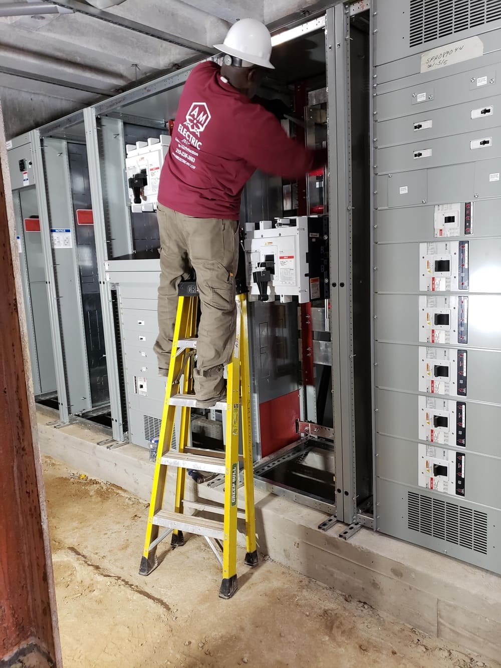 switch gear installation