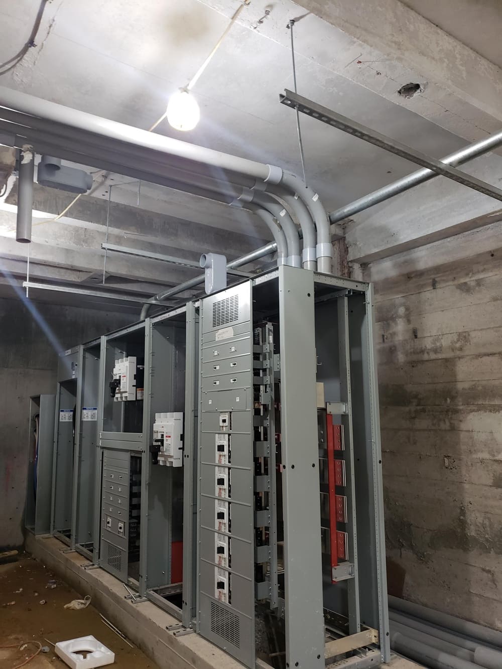 switch gear installation